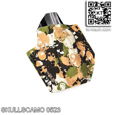 skullscamo fabric wrap holster