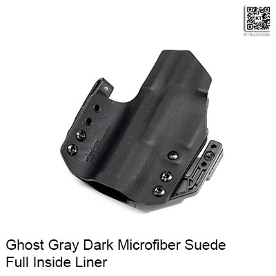 ghost gray dark microfiber suede liner