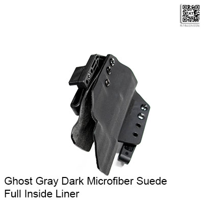 ghost gray dark microfiber suede liner