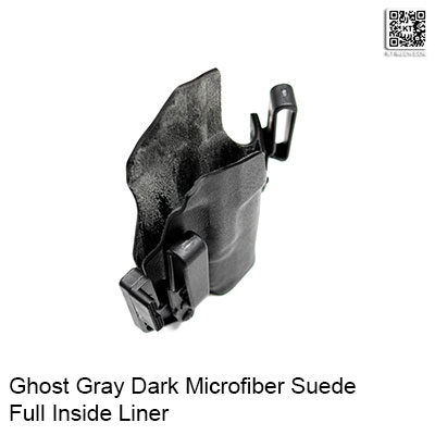 ghost gray dark microfiber suede liner