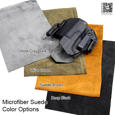ghost gray dark microfiber suede liner