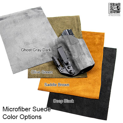 ghost gray dark microfiber suede liner