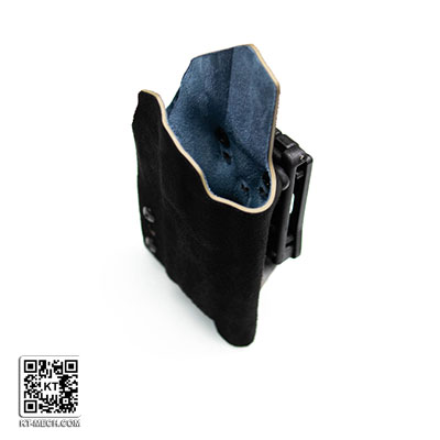 Deep Black Microfiber Suede